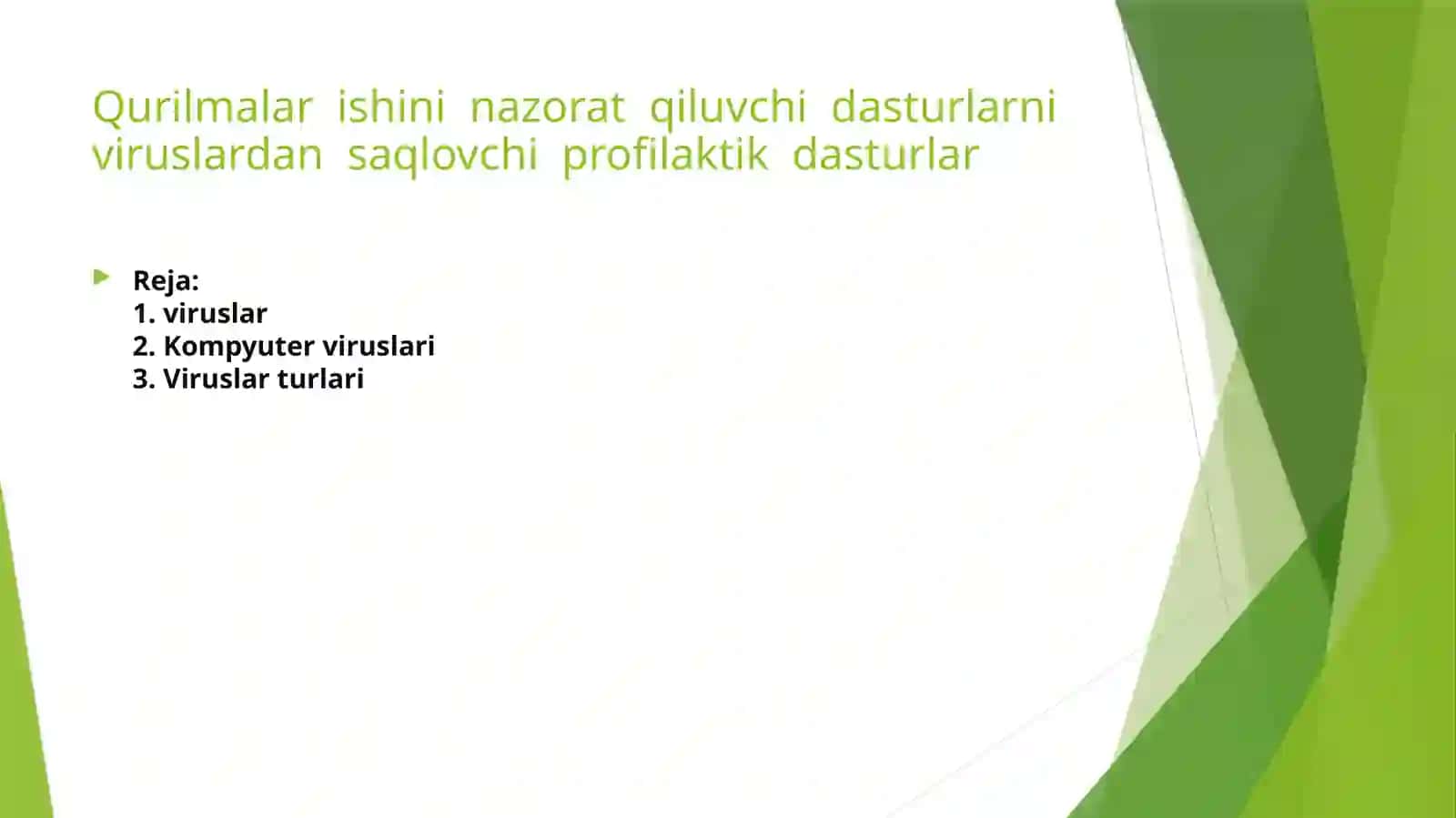 Kompyuter ta'minoti fanidan tayyorlagan mustaqil ishi 2