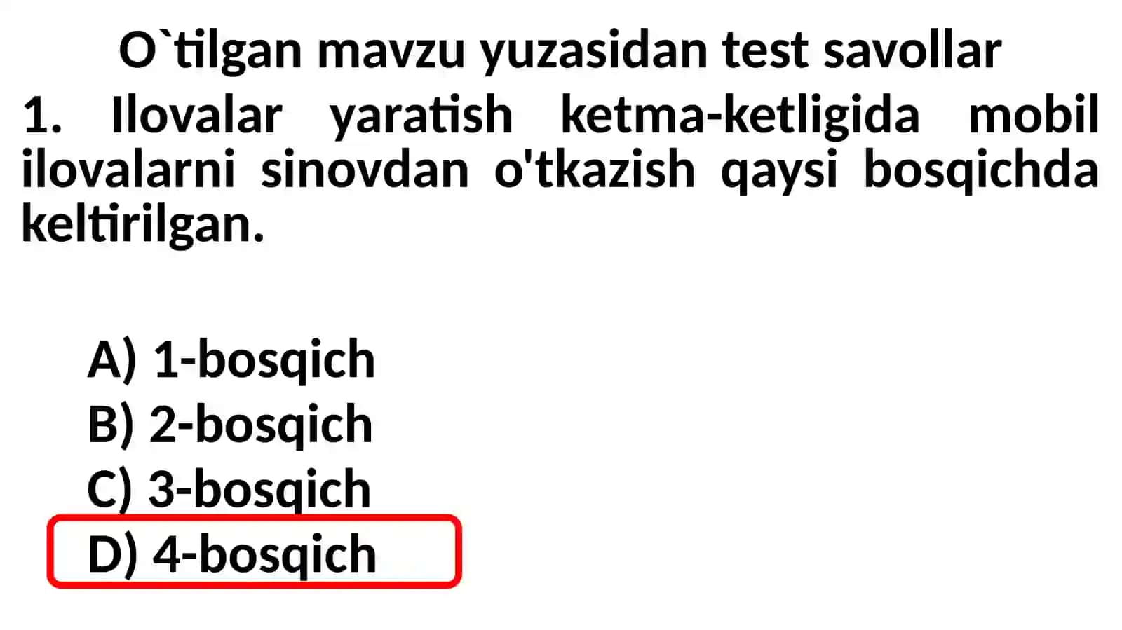 Javadasturlashtilining asosiy tushunchalari 2
