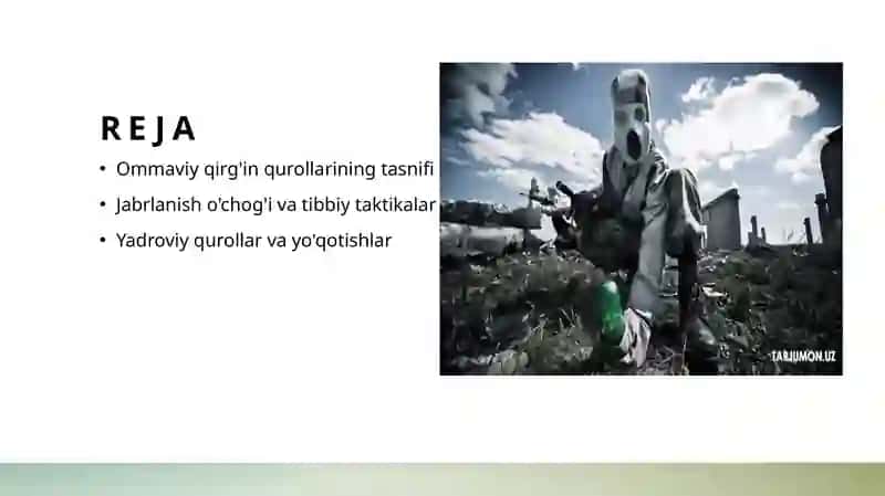Ommaviy qirgʻin qurollarining tasnifi. Yadroviy qurol 2