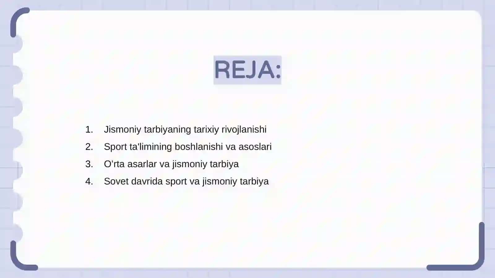 Jismoniy tarbiya va sport ta'limining paydo bo'lishi va rivojlanish bosqichlari 2