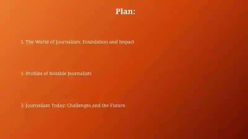 The World of Journalism: Foundation and Impact 2