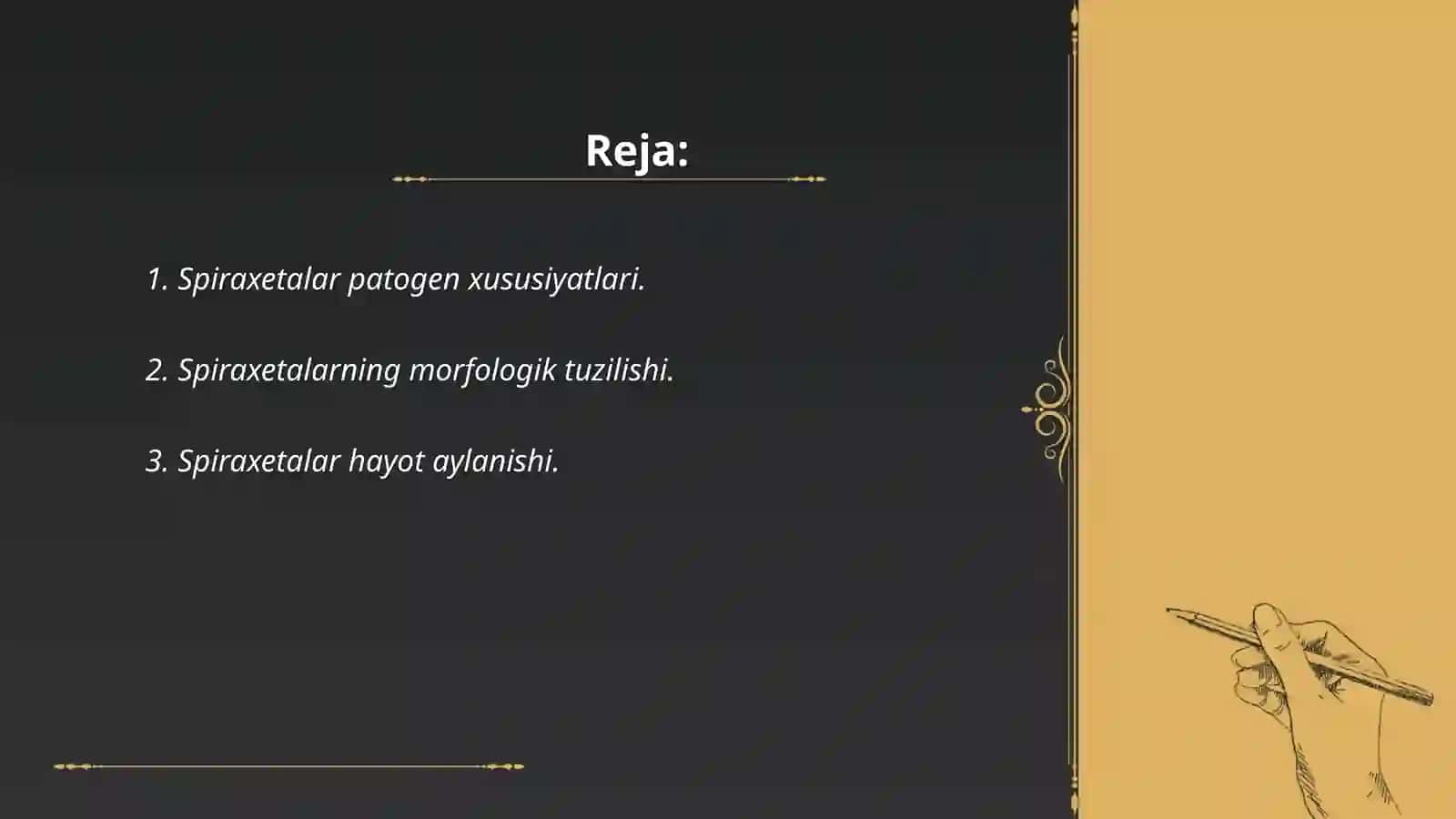 Patogen spiraxetalar va reaksiyalar haqida tushuncha hamda ular keltirib chiqaradigan kasalliklar 2