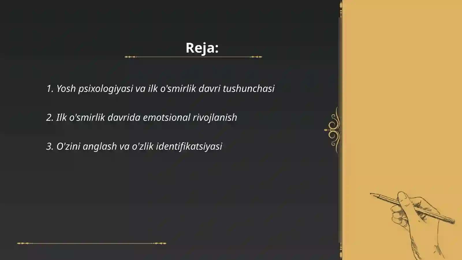 Ilk o'smirlik davrida psixik rivojlanish xususiyatlari 2