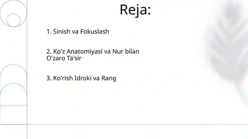Koʻzning optik xususiyatlari 2