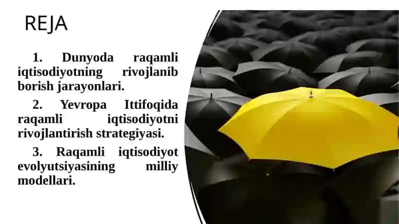 Dunyodaraqamli iqtisodiyotning rivojlanib borishi 2