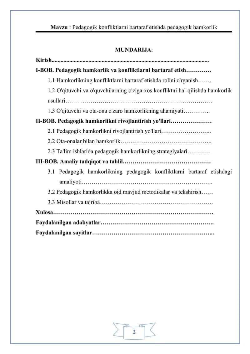 Pedagogik konfliktlarni bartaraf etishda pedagogik hamkorlik 2