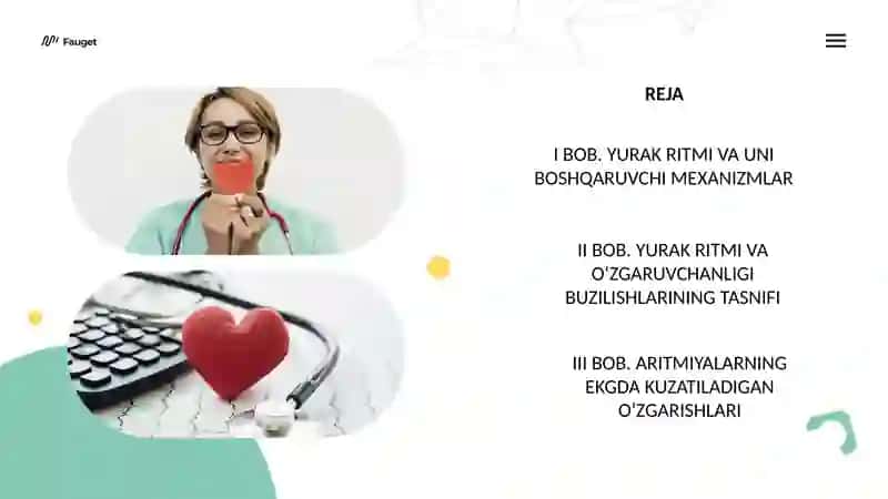 YURAK RITMI VA O‘ZGARUVCHANLIGI BUZILISHLARI: TASNIFI VA ULARNING KARDIOGRAFIYADA KO‘RINISHLARI 2