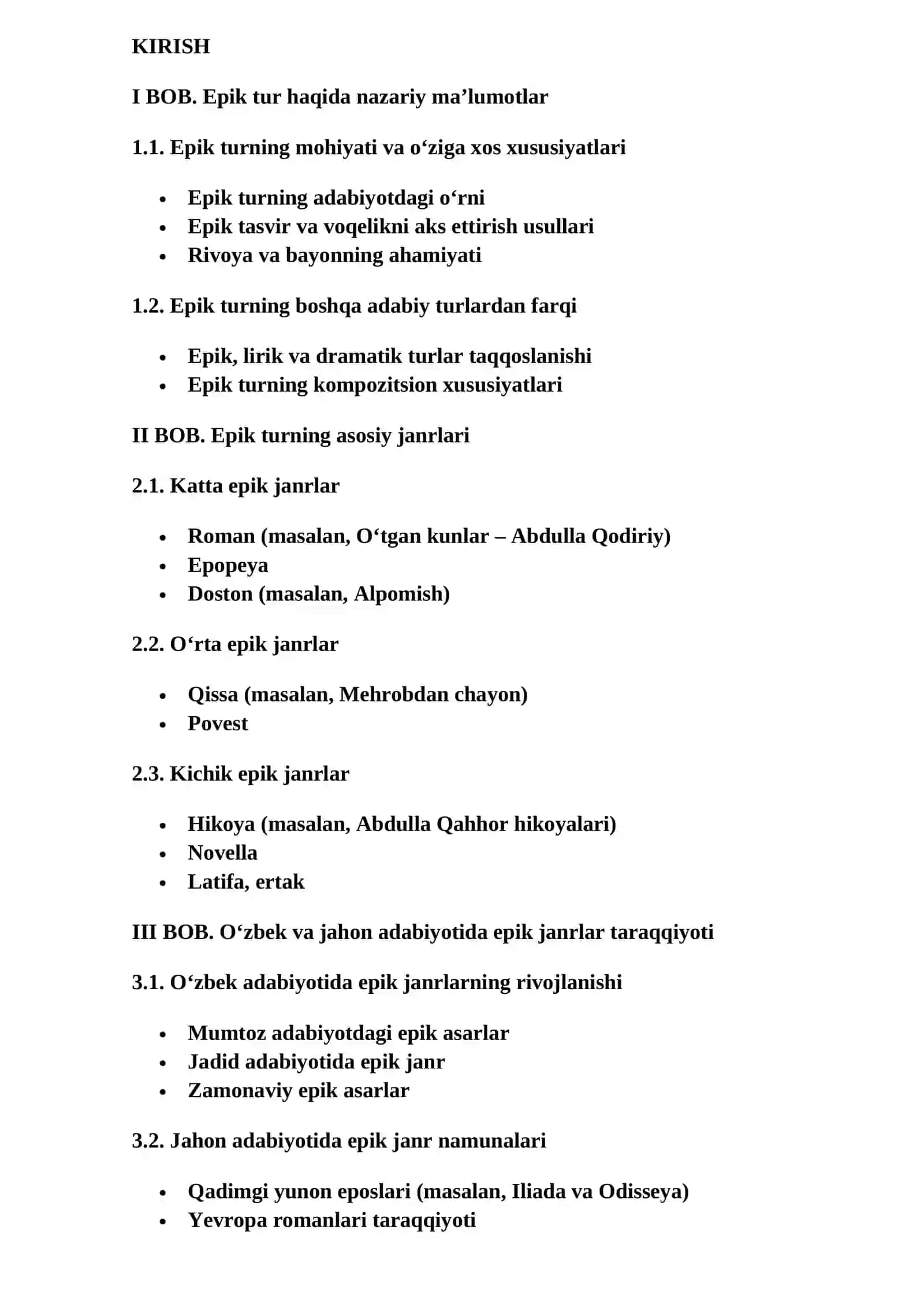 Filologiya va tillarni o‘qıtish: o‘zbek tili (sirtqi) ta’lım yo’nalishi 22/06-guruhi talabasi 2