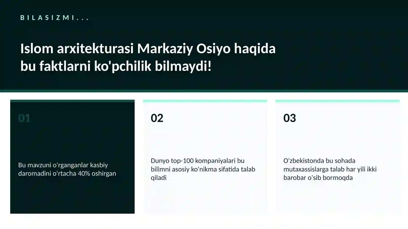 Islom arxitekturasi Markaziy Osiyo 2