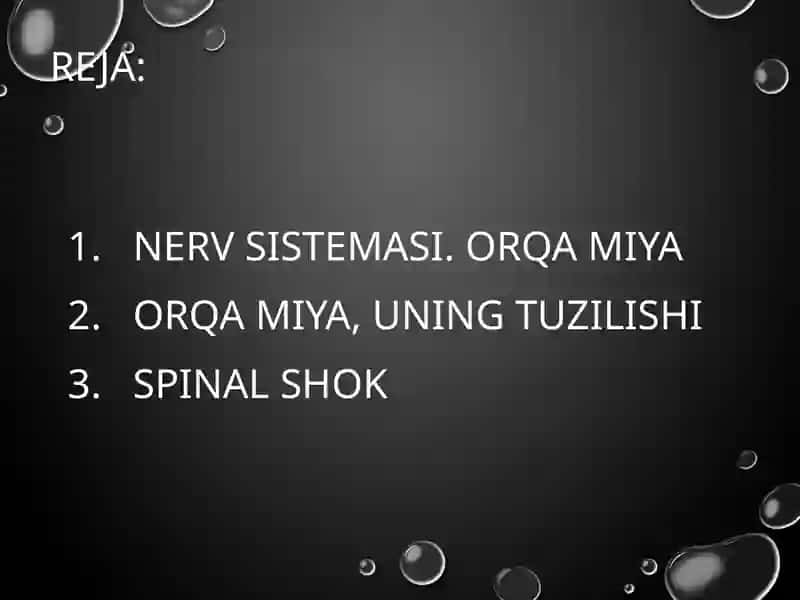 ORQA MIYANING REFLEKTOR VA O’TKAZUVCHI YO’L FAOLIYATI, TEKSHIRISH USULLARI 2