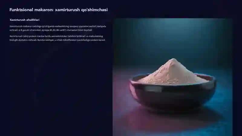 Funktsional makaron: xamirturush qo'shimchasi 2