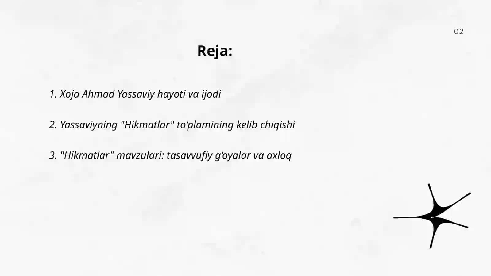YASSAVIY VA UNING HIKMATLAR TO‘PLAMI VA PAHLAVON MAHMUD- RUBOIYNAVIS 2