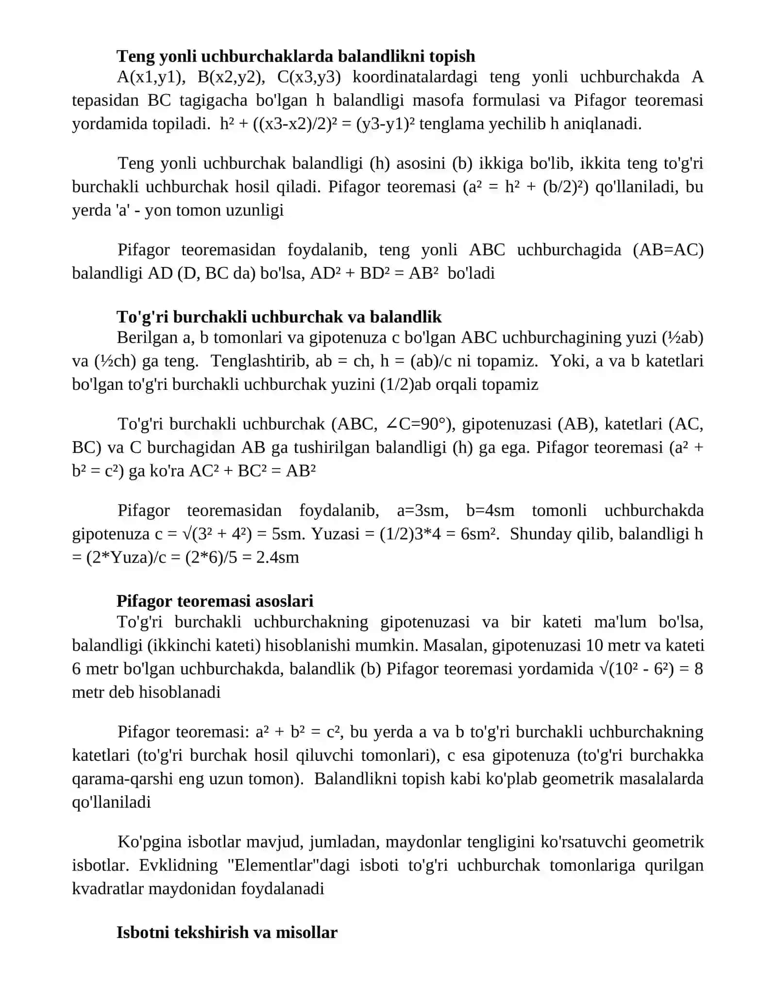 Pifagor teoremasi 2