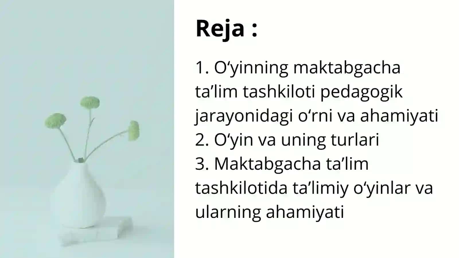 Maktabgacha ta'limda o'yin texnologiyalari nazariyasi va metodikasi 2
