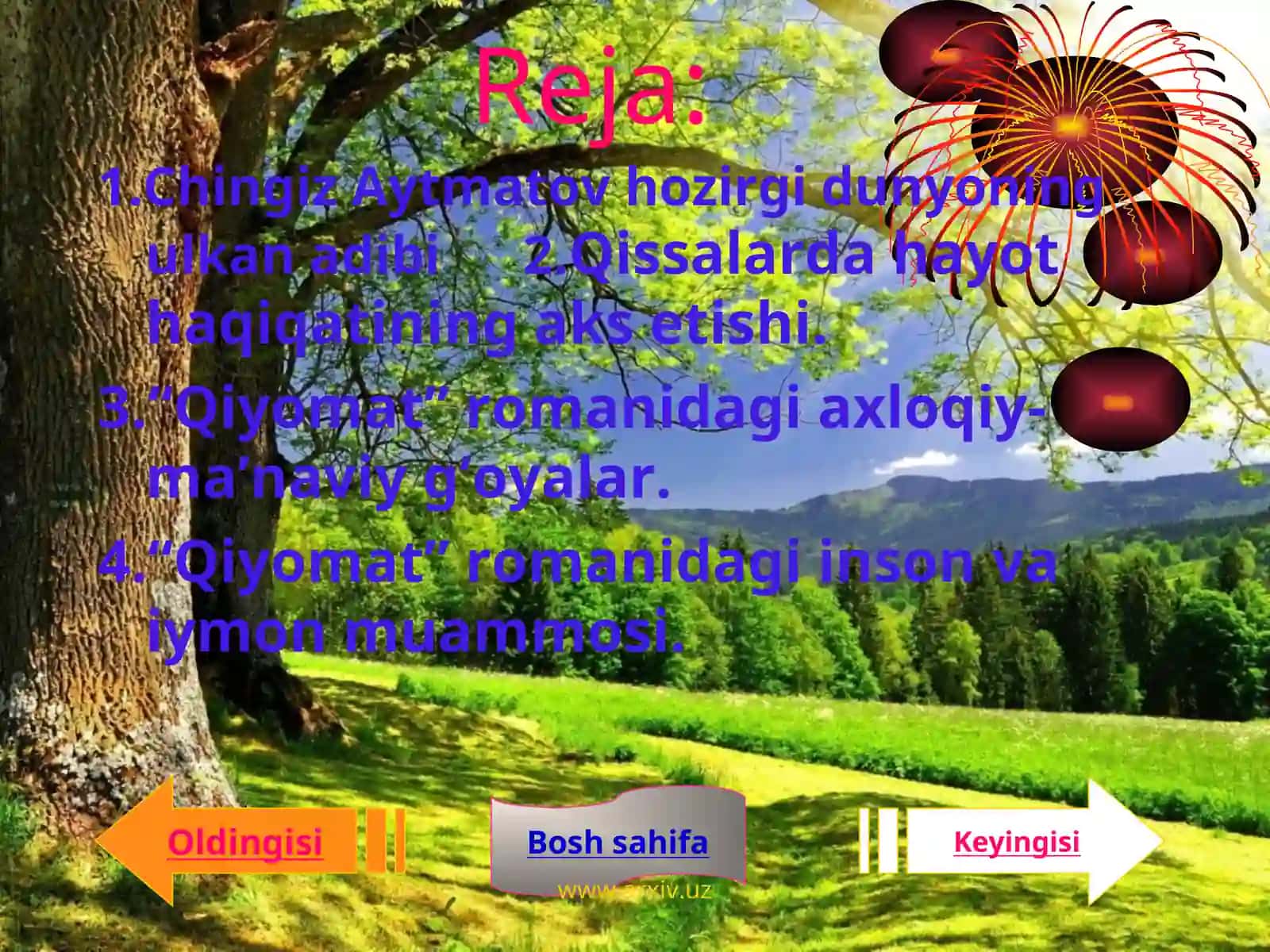 CHingiz Aytmatovning “Qiyomat” romani 2