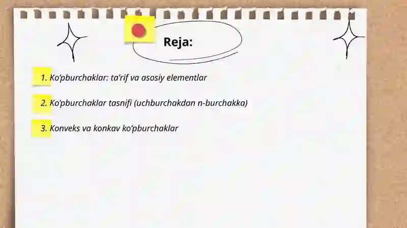 Ko’pburchaklar 2