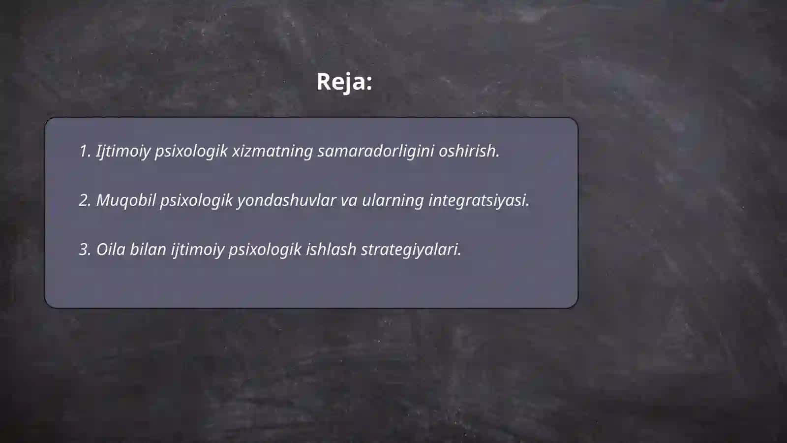 Ijtimoiy psixologik xizmatni tashkil qilishdagi muommolar yechimi 2