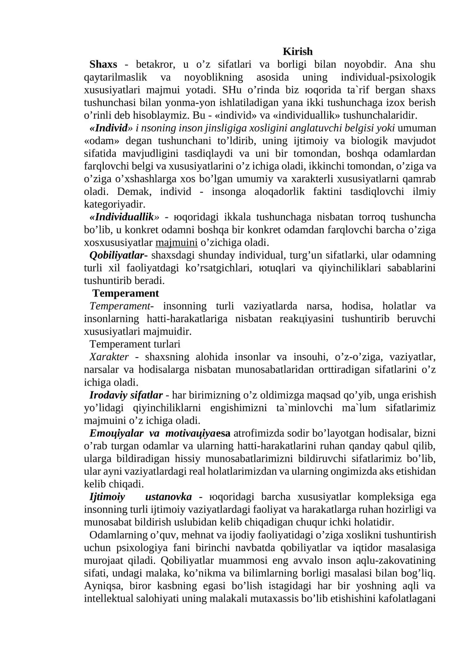 Shахs kаsbiy fаоliyatidа individuаl tipоlоgik хususiyatlаrni o’rni 2