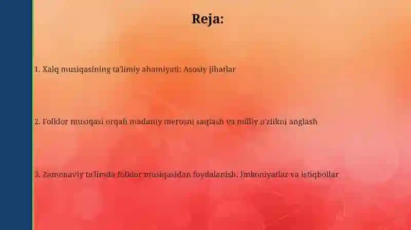 Xalq musiqasining tarbiyaviy ahamiyati 2