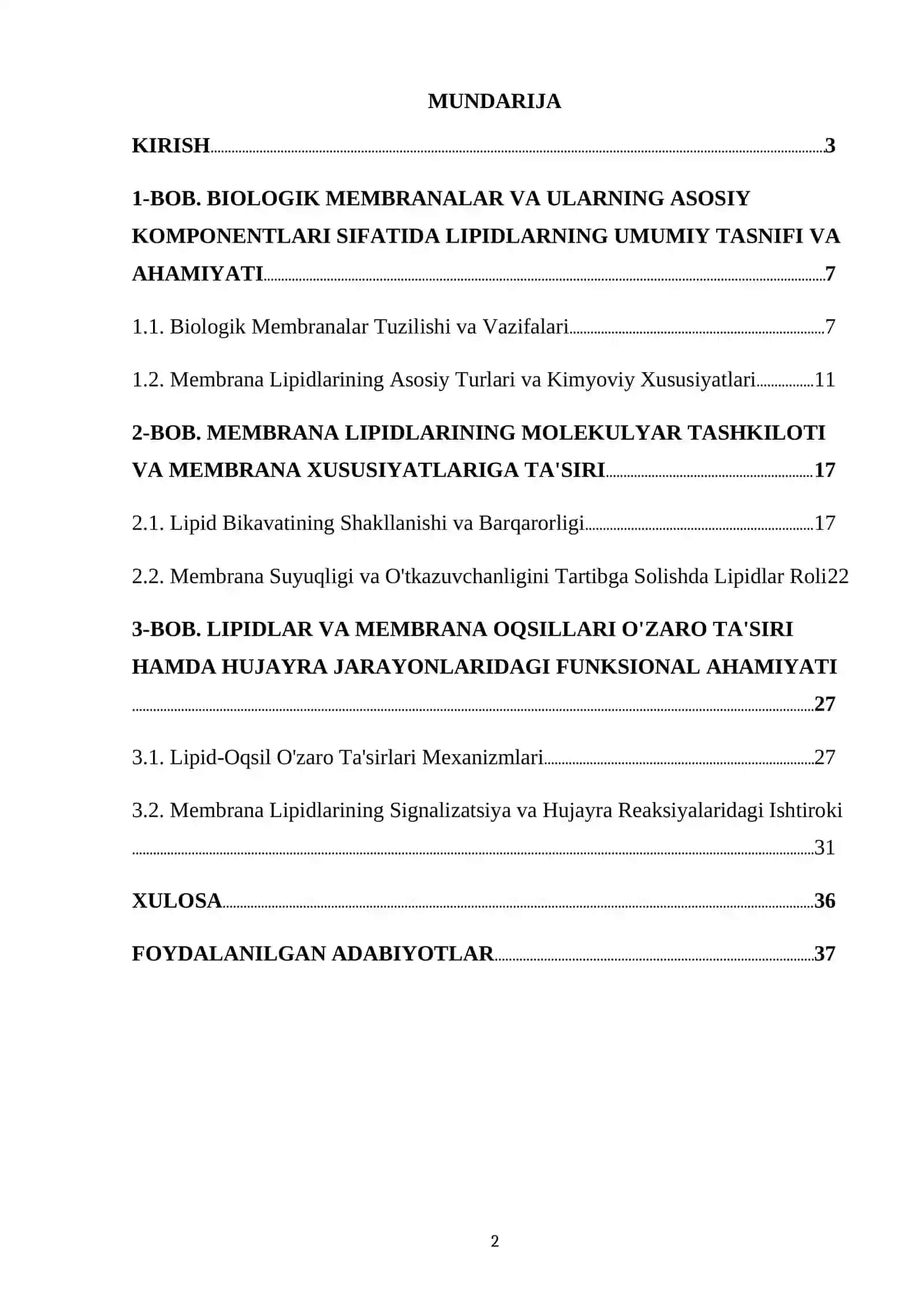 BIOLOGIK MEMBRANALAR VA ULARNING ASOSIY KOMPONENTLARI 2