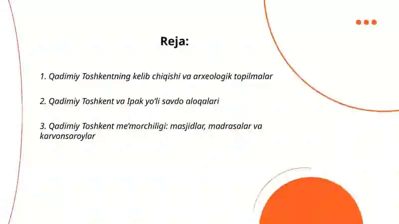 Qadimiy Toshkentning kelib chiqishi va arxeologik topilmalar 2