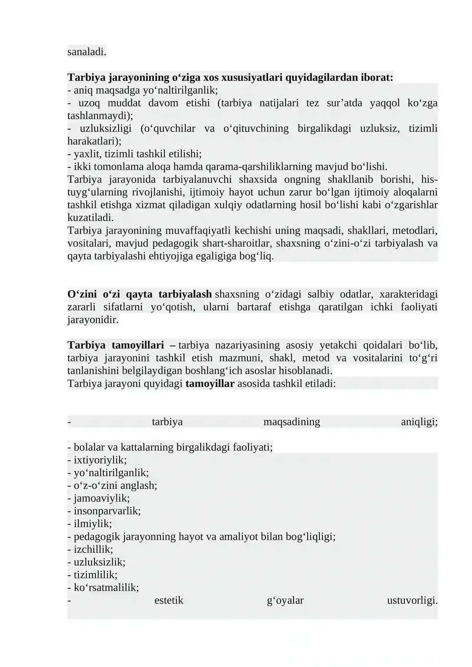 Boshlang‘ich ta’limda tarbiya jarayonining mazmuni va mohiyati 2