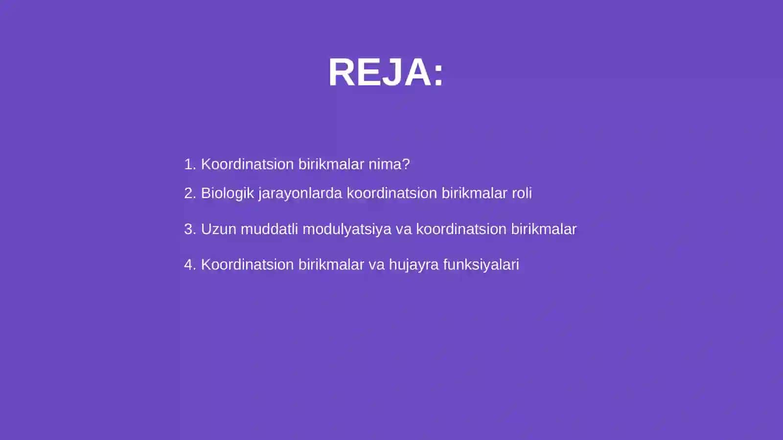 Koordinatsion birikmalarning biologik jarayonlardagi roli 2