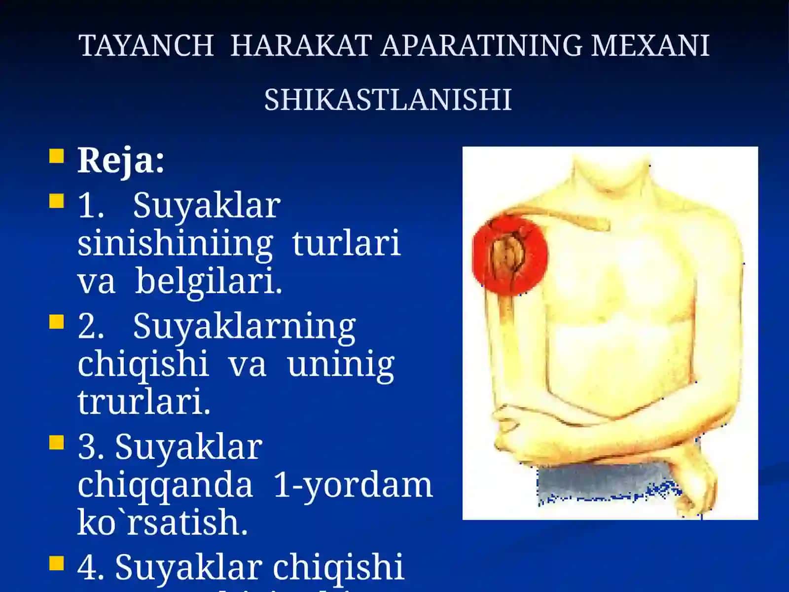 TAYANCH HARAKAT APARATINING MEXANI SHIKASTLANISHI 2