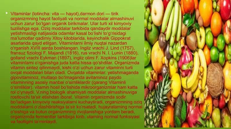 Vitaminlar 2