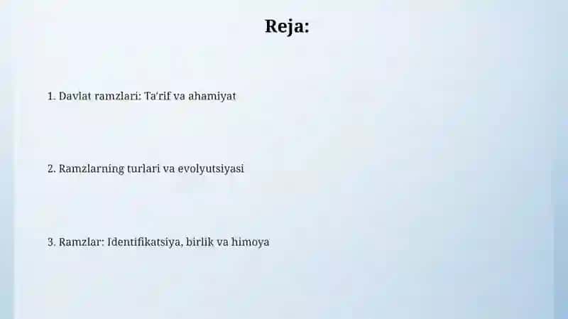 Davlat ramzlari 2