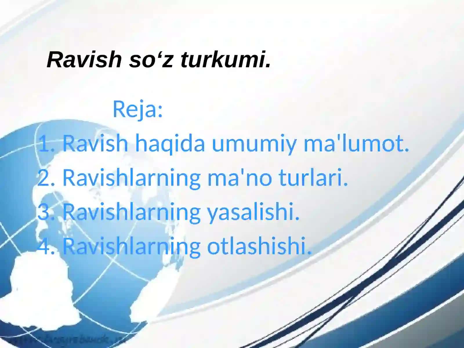 Boshlangʻich taʼlim yoʻnalishi 6-BT-23 Tilloyeva Shaxinaning ona tili - oʻqish savodxonligi va uni o'qitish metodikasi fanidan taqdimoti 2