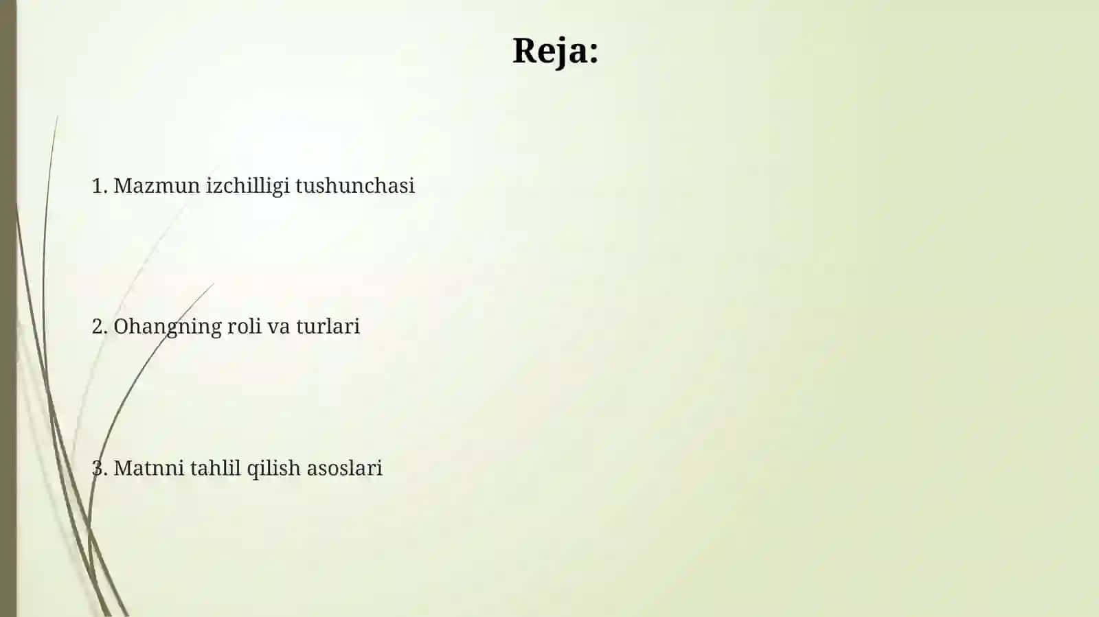 Monologik matn izchilligi va ohang 2
