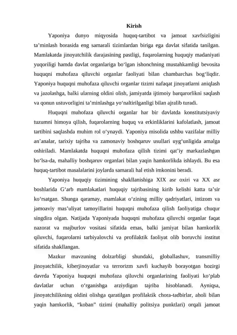Yaponiya huquqni muhofaza qiluvchi organlar tizimi 2