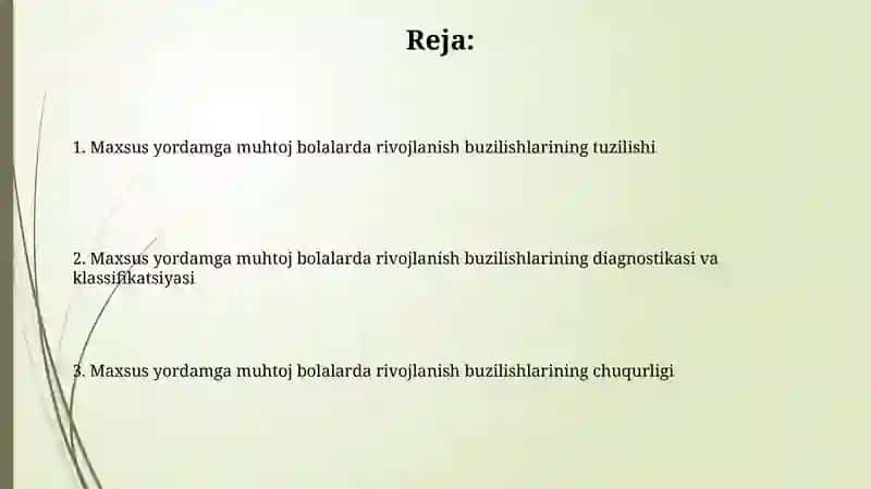 Maxsus yordamga muhtoj bolalarda rivojlanish buzilishlarining chuqurligi tuzilishi 2