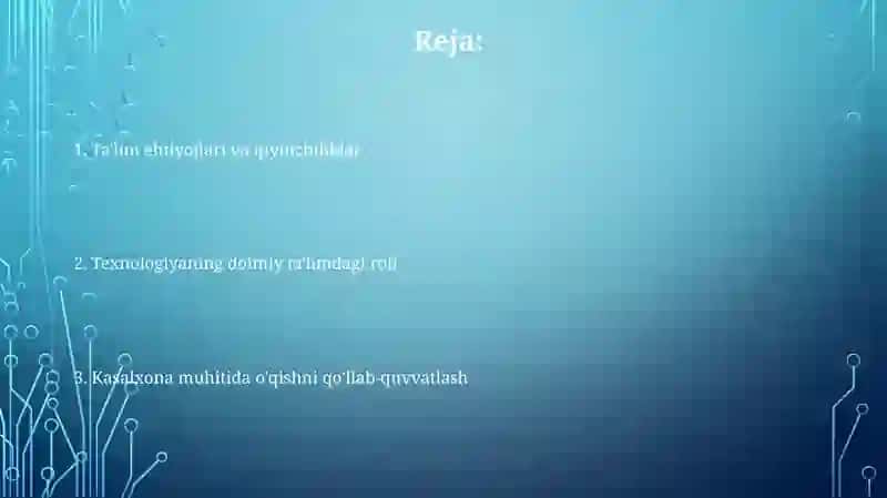 Chet ellardagi shifoxonalarda uzoq davolanuvchi maktab o'quvchilarining ta'limi 2