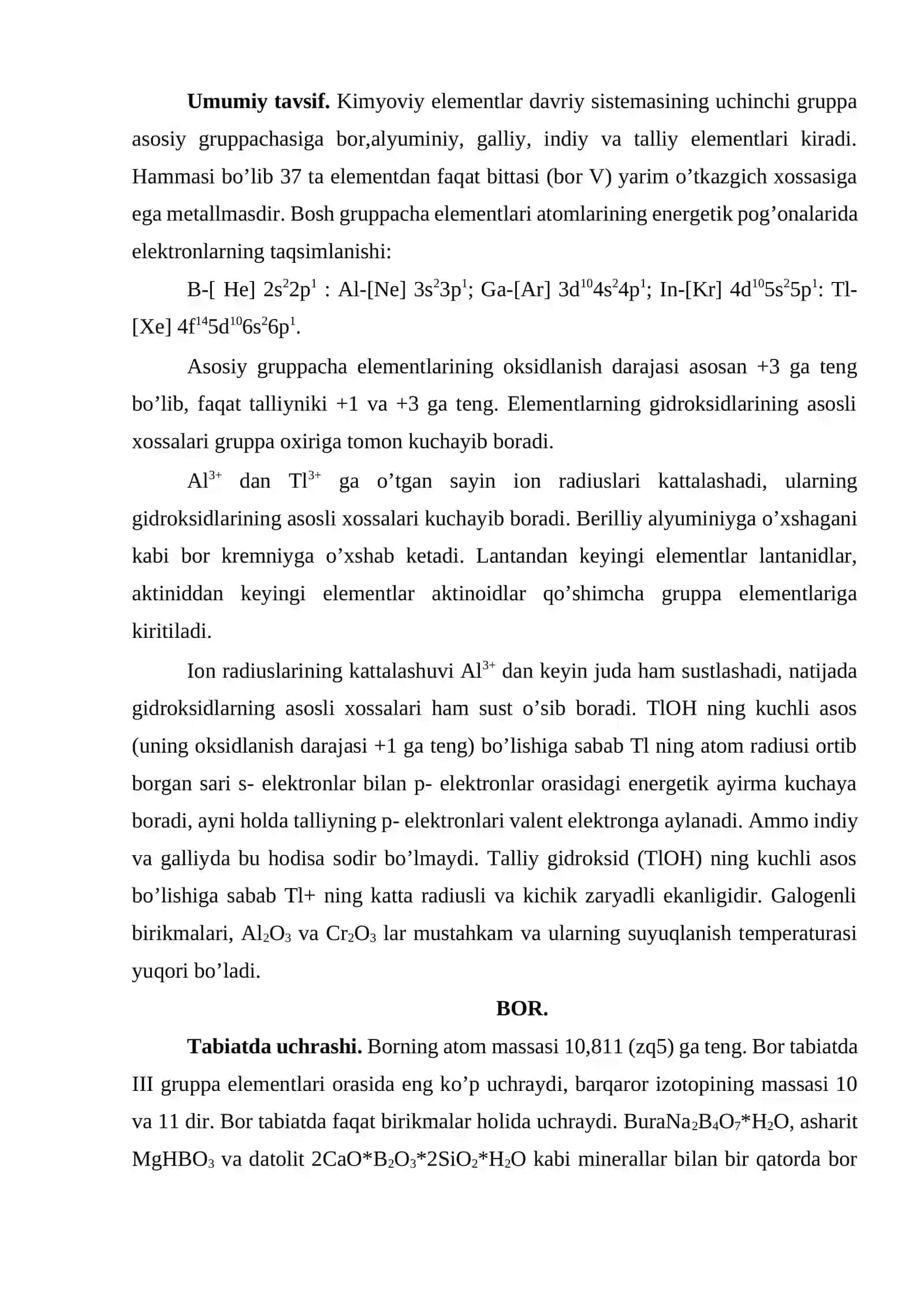 III-guruxning asosiy guruxcha elementlari 2