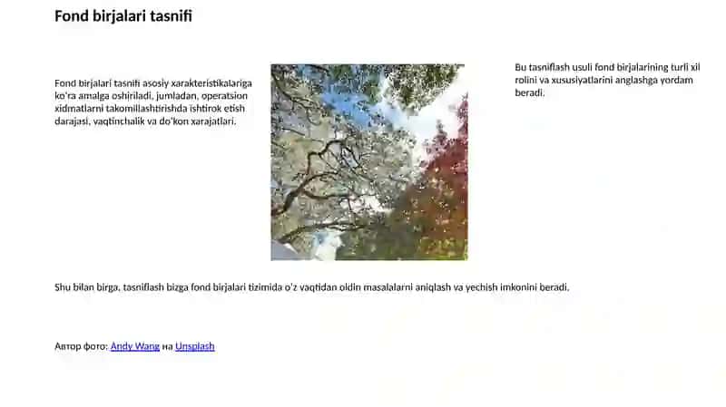 Fond birjasi va qimmatli qog‘ozlar bozorini rivojlantirish istiqbollari 2
