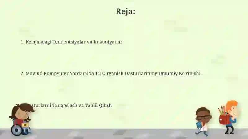 Kompyuter yordamida Til O'rganish Dasturlari 2