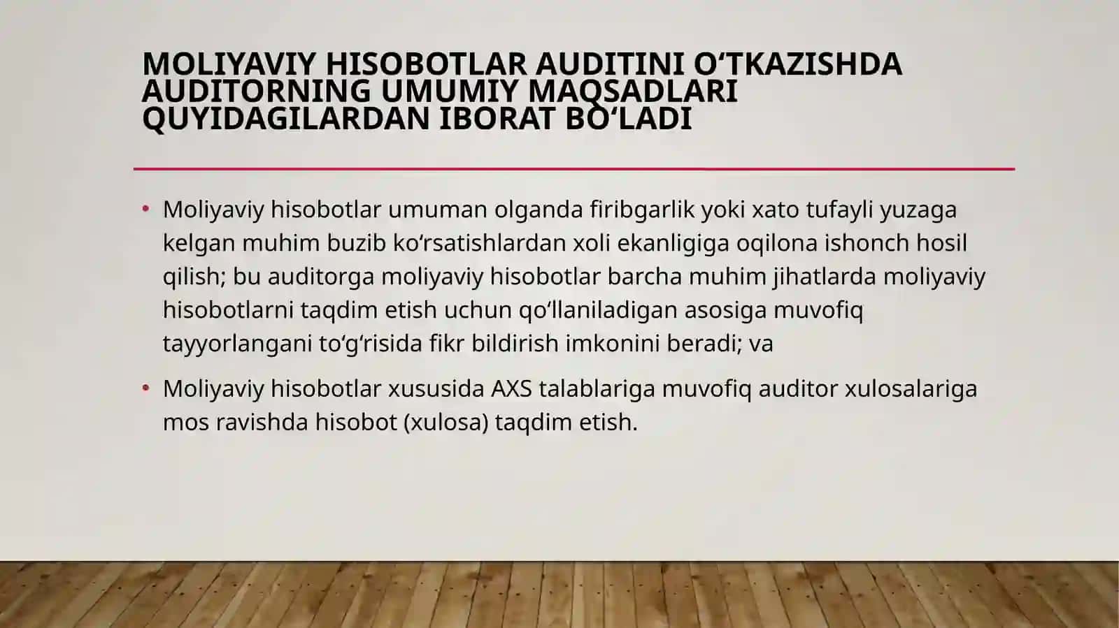 АУДИТНИНГ ХАЛҚАРО СТАНДАРТИ 200 МУСТАҚИЛ 2