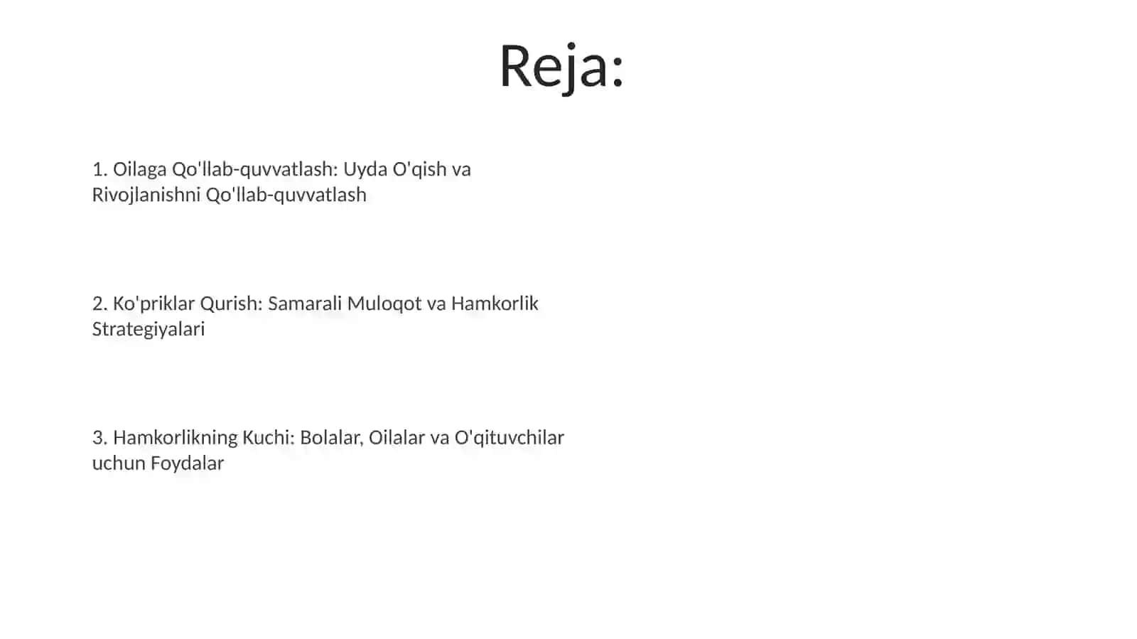 Oilaga Qo'llab-quvvatlash: Uyda O'qish va Rivojlanishni Qo'llab-quvvatlash 2