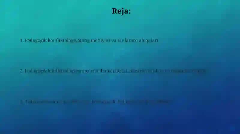 Pedagogik konfliktologiyaning fanlar bilan aloqadorlikda rivojlanishi 2