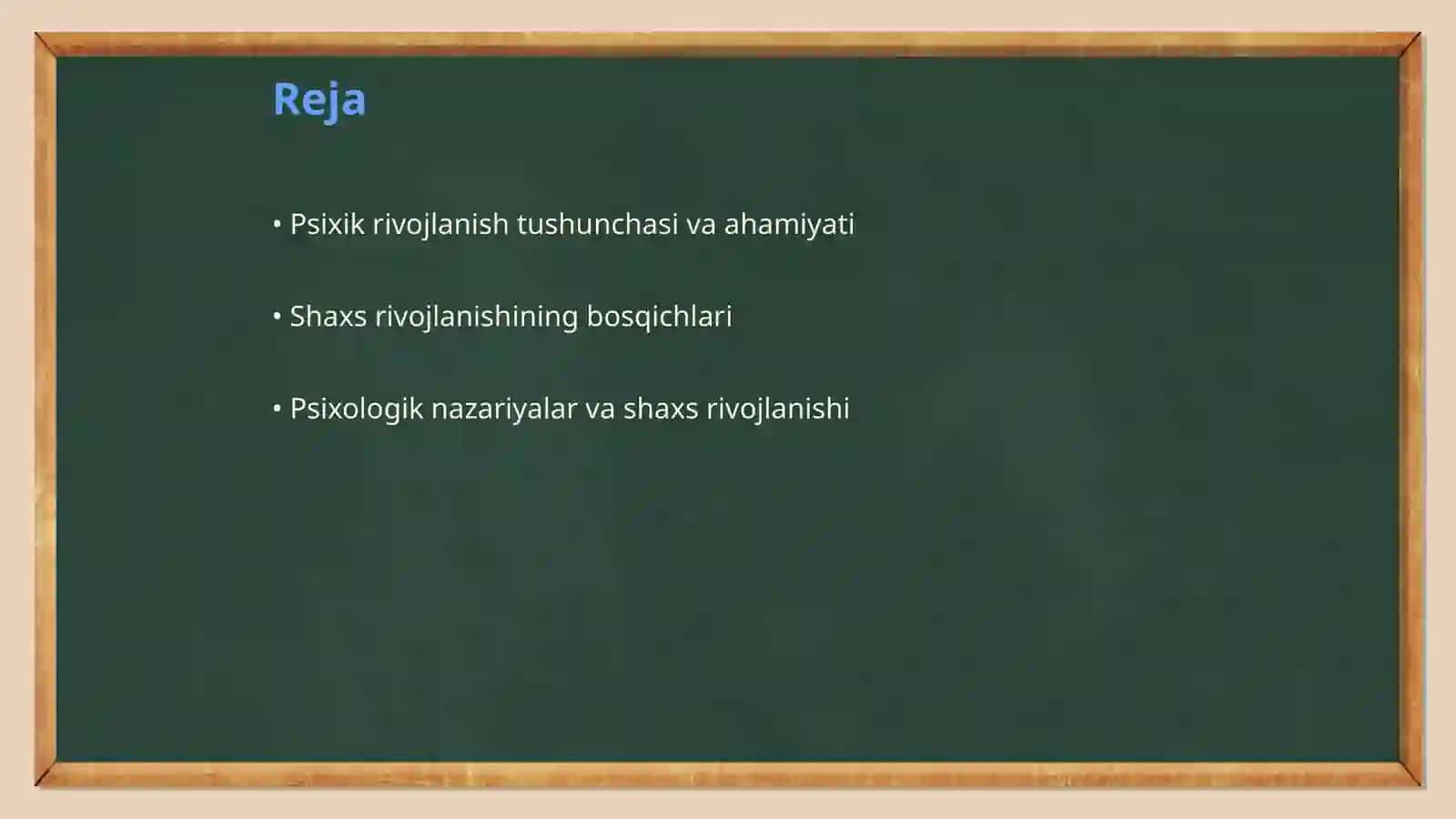 Shaxs psixik rivojlanishini bosqichlari Psixologiya fani 2