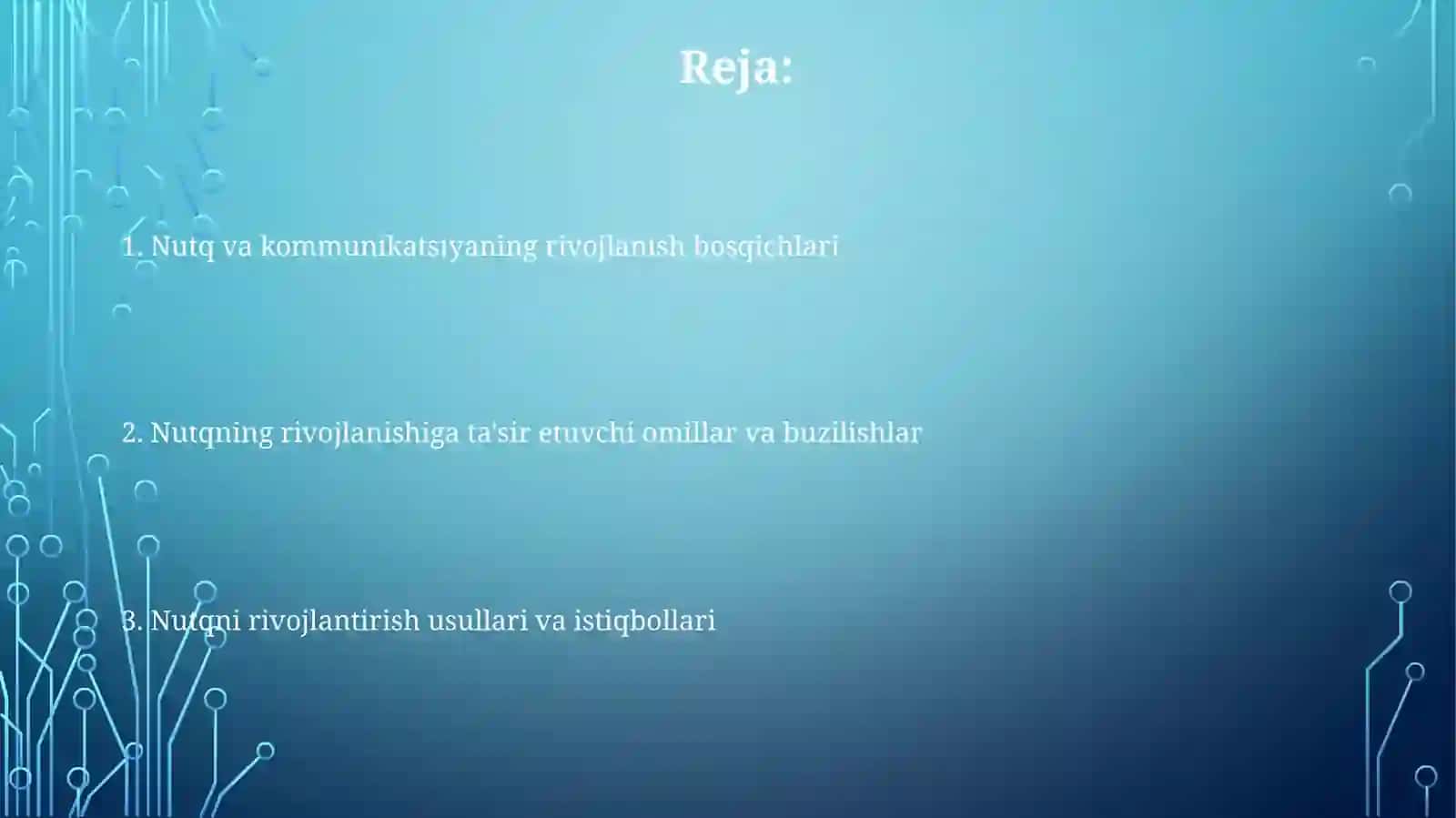 Nutq va kommunikatsiya 2
