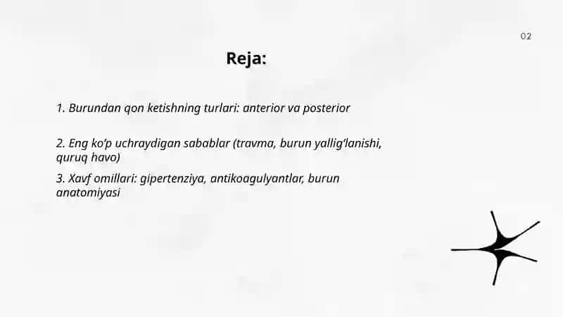 Burundan qon ketganda birinchi tibbiy yordam Jahongir 2