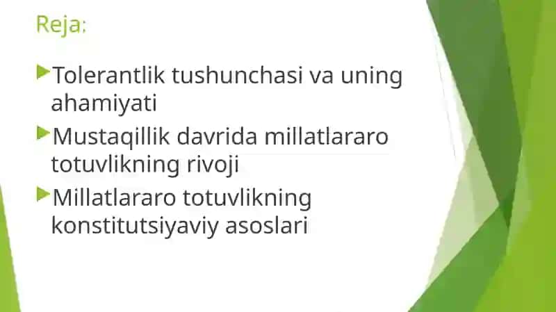 O’zbekistonda tolerantlik va millatlararo totuvlikni ta’minlashning tarixiy ildizlari va demokratik prinsiplari. 2