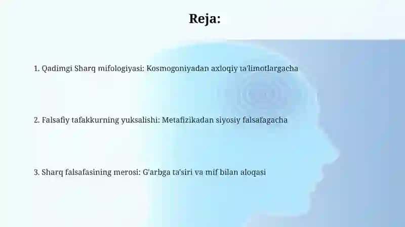 Qadimgi Sharqda asotiriy ta'limotlar va falsafiy bilim 2
