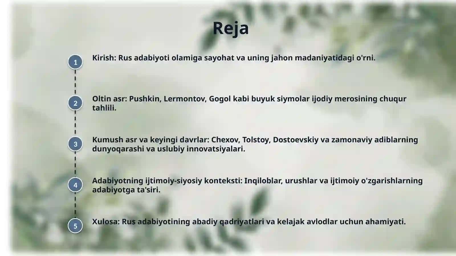 Rus yozuvchilari va shoirlarining hayoti va ijodi 2