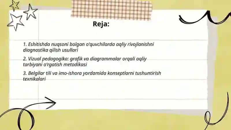 Eshitishda nuqsoni bolgan oʻquvchilarni aqliy tarbiyasini oʻrgatish metodikasi 2