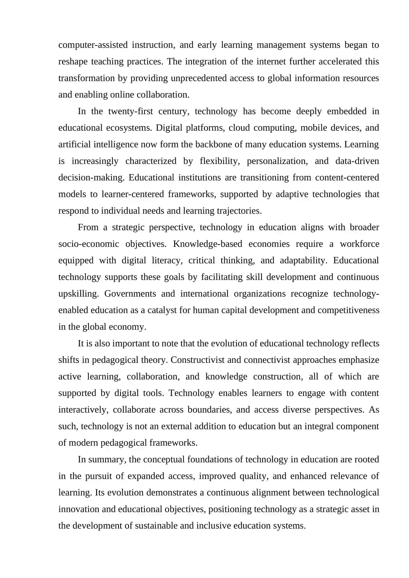 The Role of Technology in Education 2