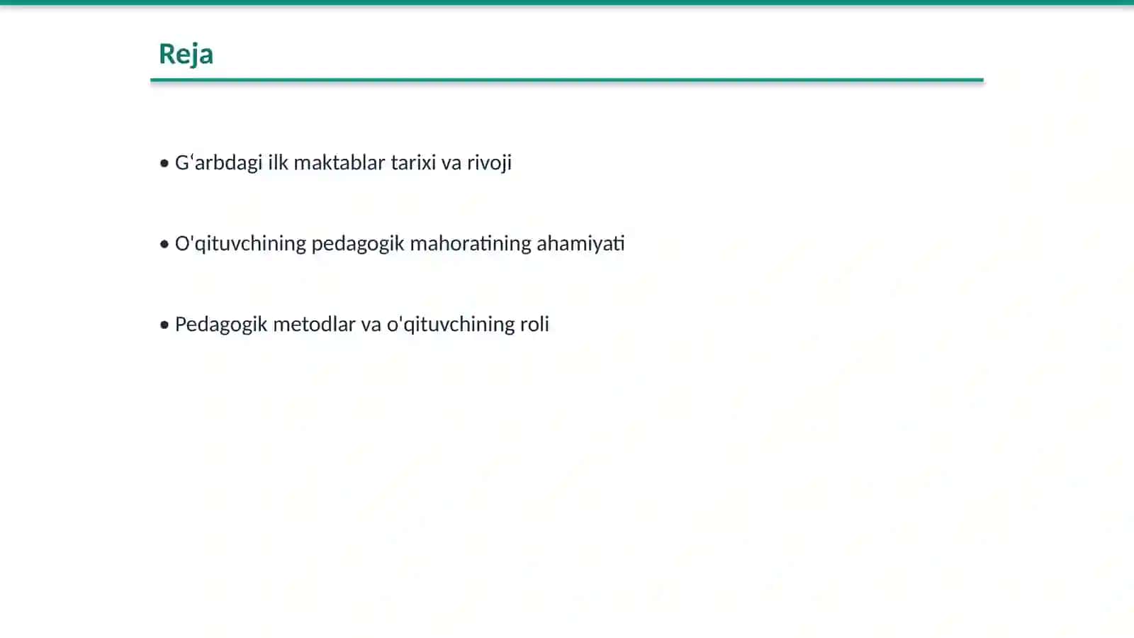 Gʻarbdagi ilk maktablarda oʻqituvchining pedagogik mahorati 2